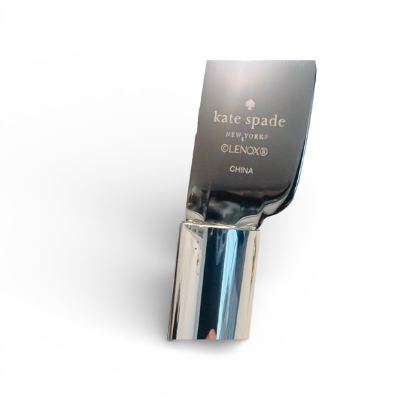 Kate Spade New York Cake Knife and Server 2-Piece Dessert Serving Set, Silver - Picture 3 of 6